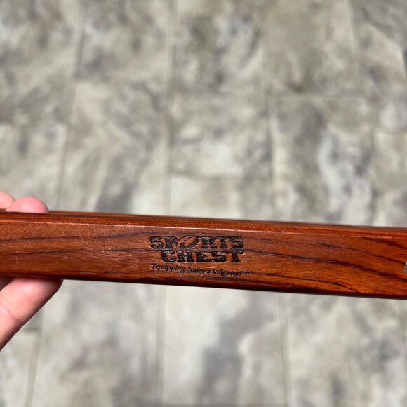 University of Memphis Sports Chest BBQ Grilling Tongs Wood & Metal Tiger NEW - Picture 3 of 6